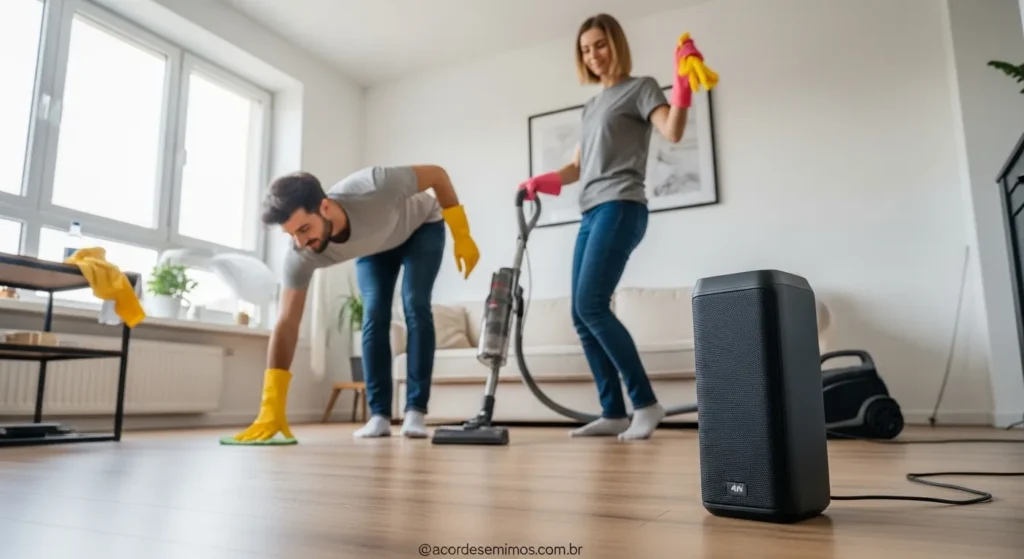 fones-caixas-som-limpeza-casal