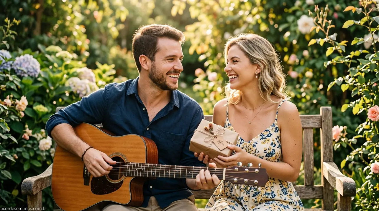 Harmonia e amor através de um presente especial