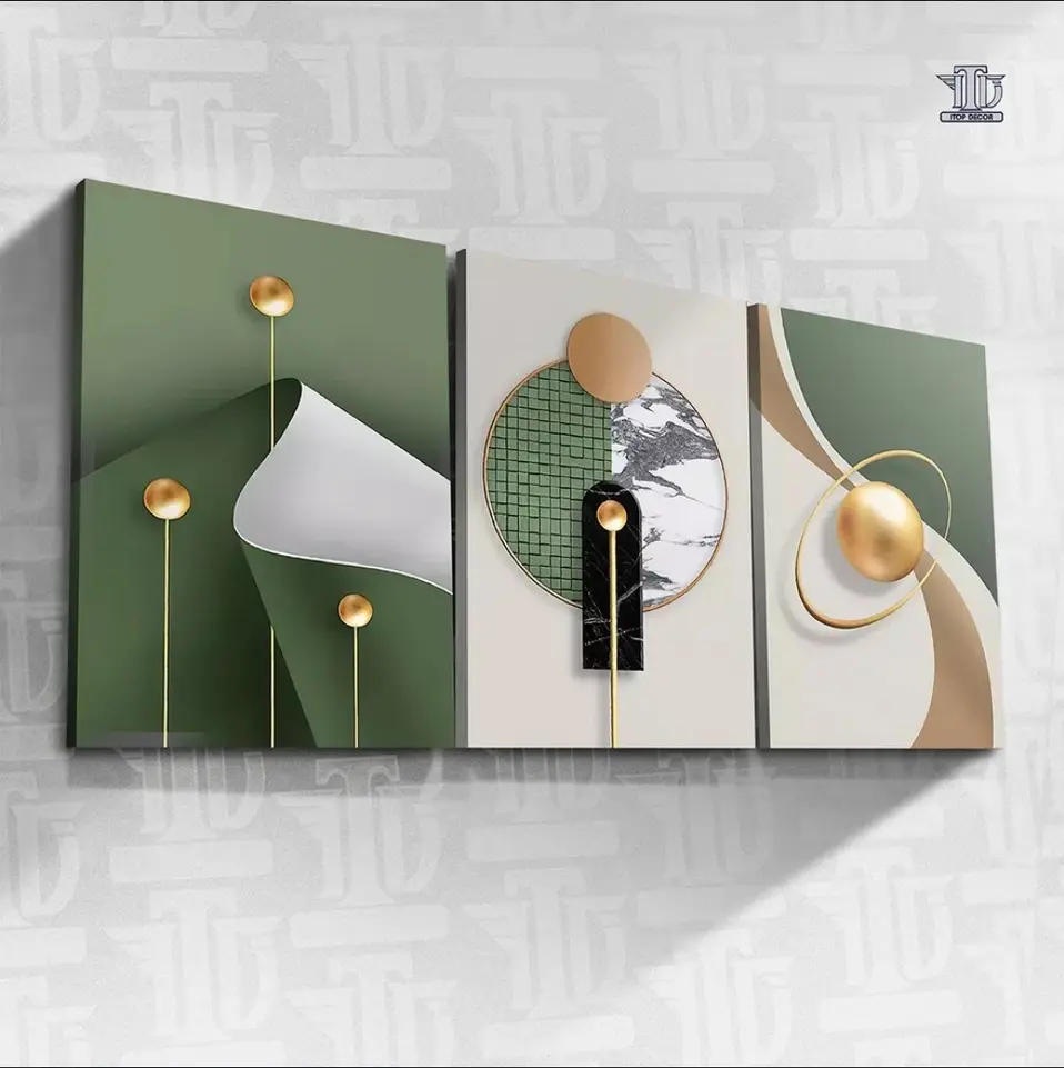 Quadros Abstratos Rose Gold